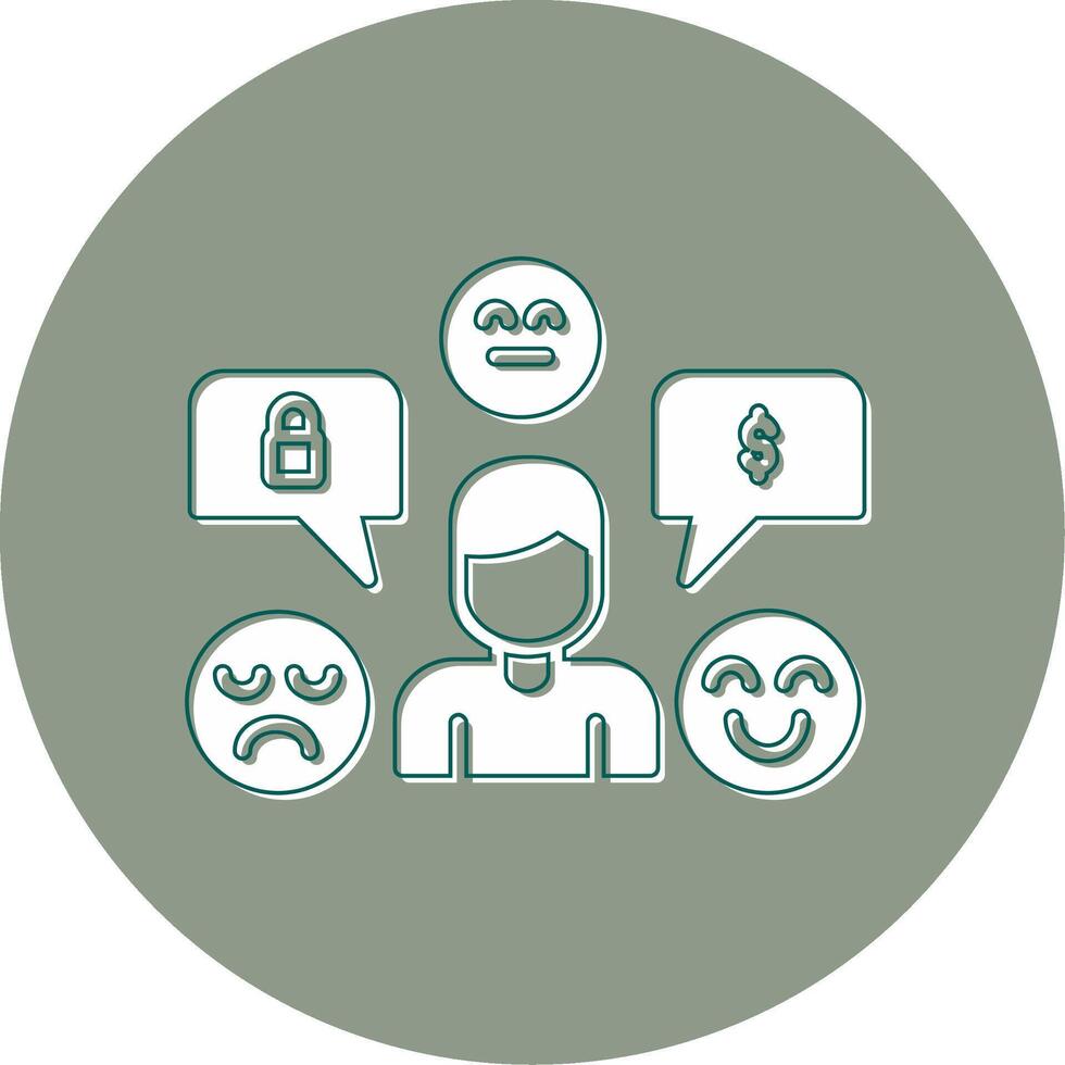 Customer Behavior Vector Icon