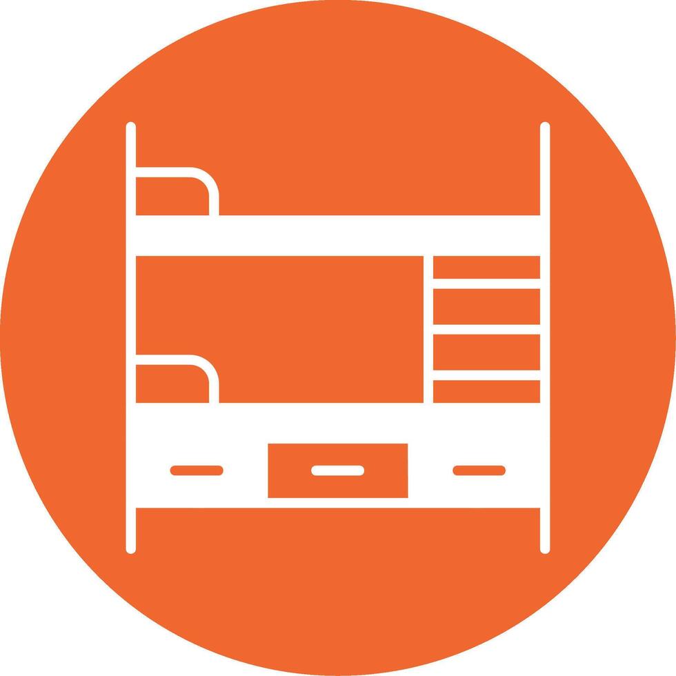 Bunk Bed Vector Icon