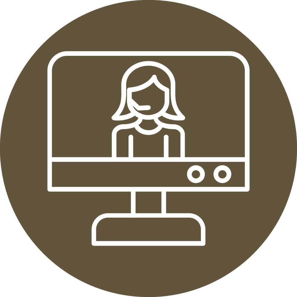 Online Support Vector Icon