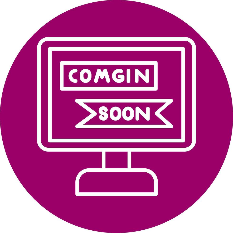 Coming Soon Vector Icon