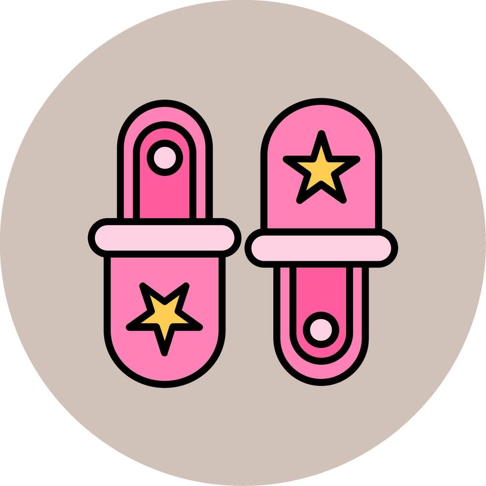 Slippers Vector Icon