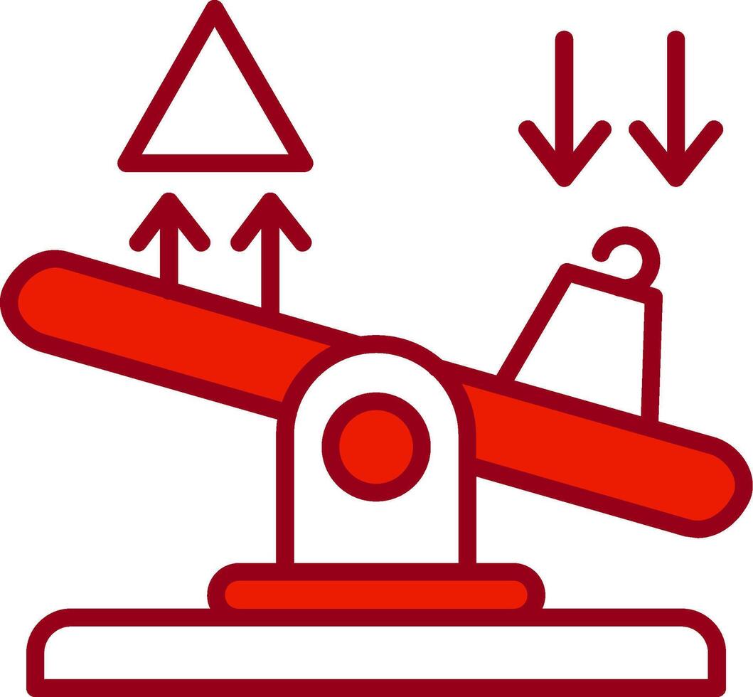 Seesaw Vector Icon