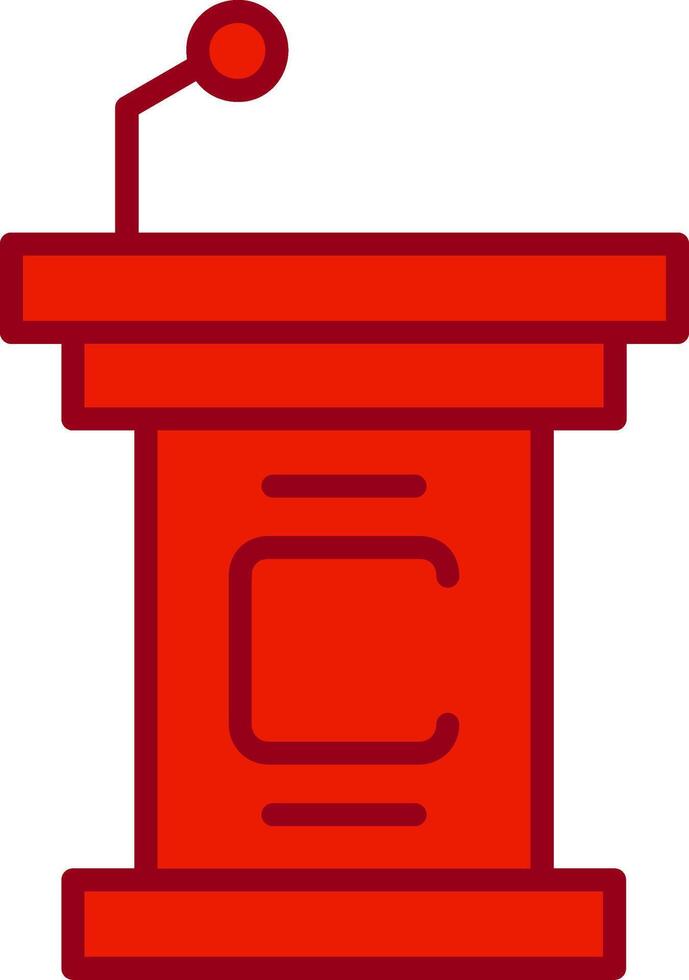 Lectern Vector Icon