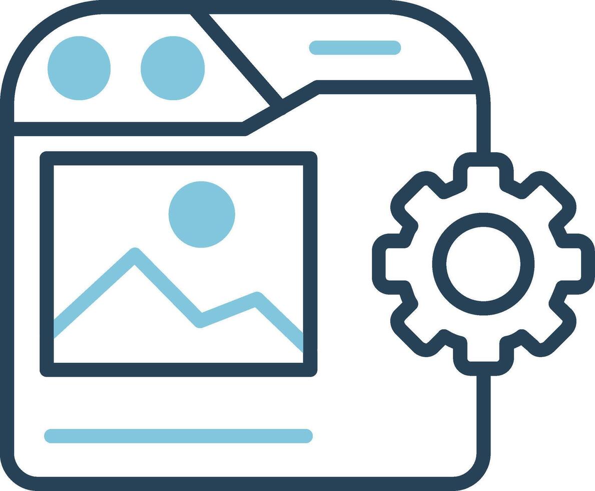 Content Management Vector Icon