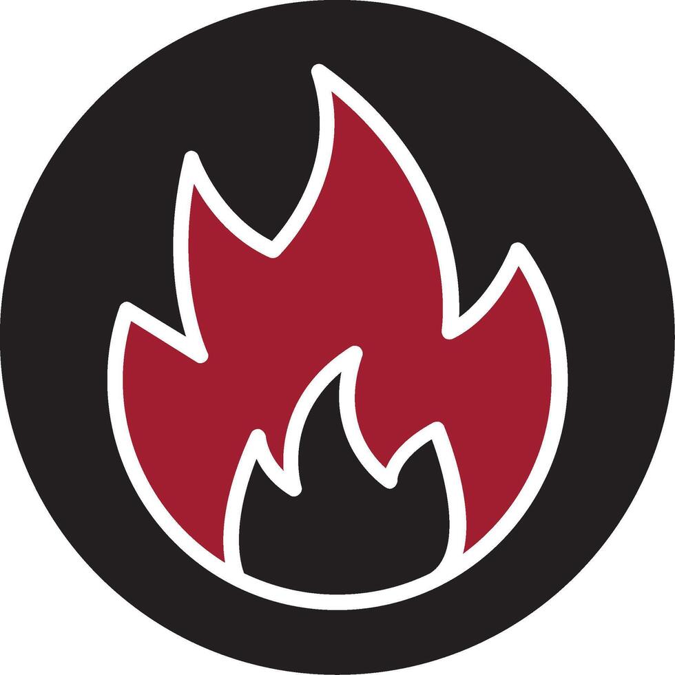 Flammable Vector Icon