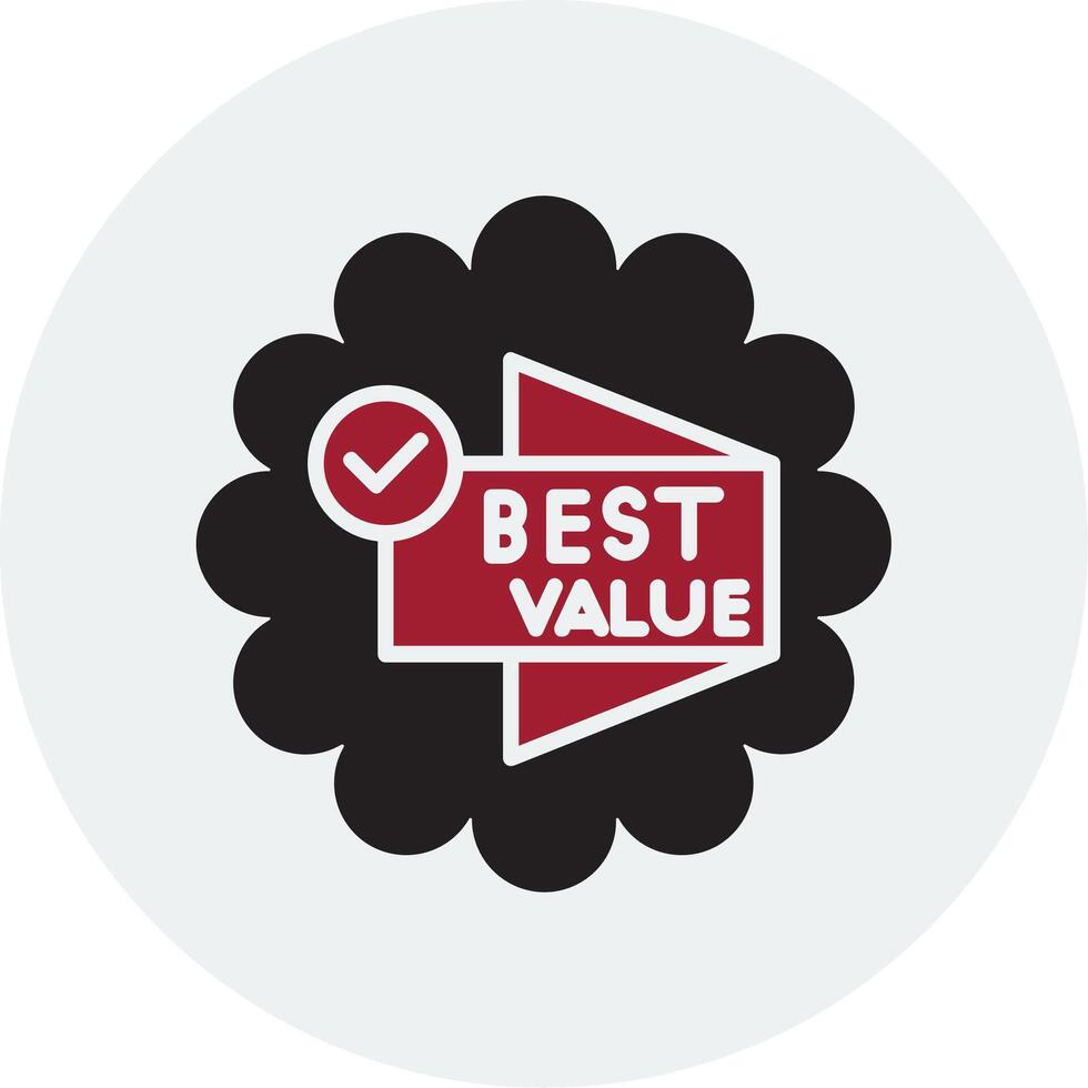 Best Value Vector Icon