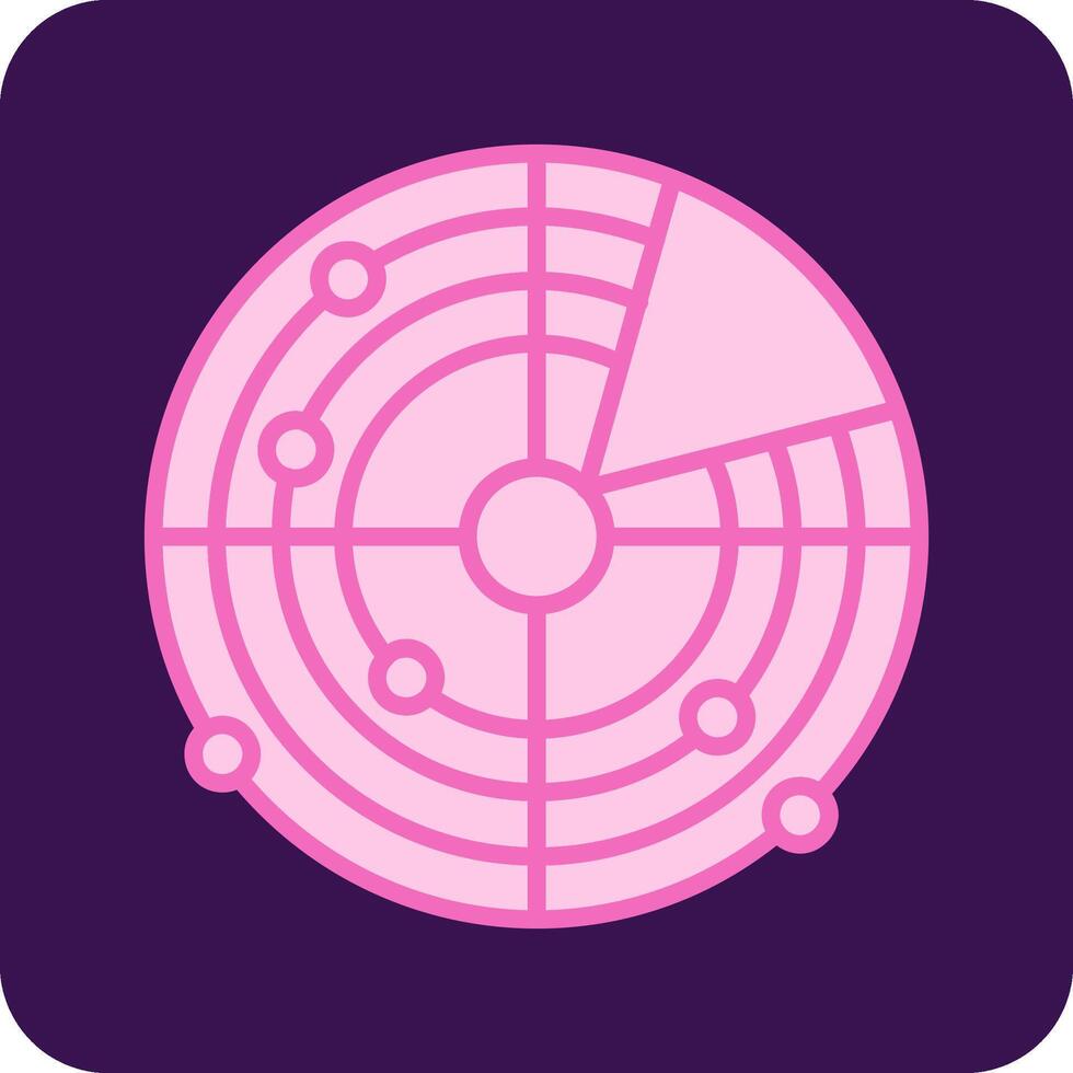 Radar Vector Icon