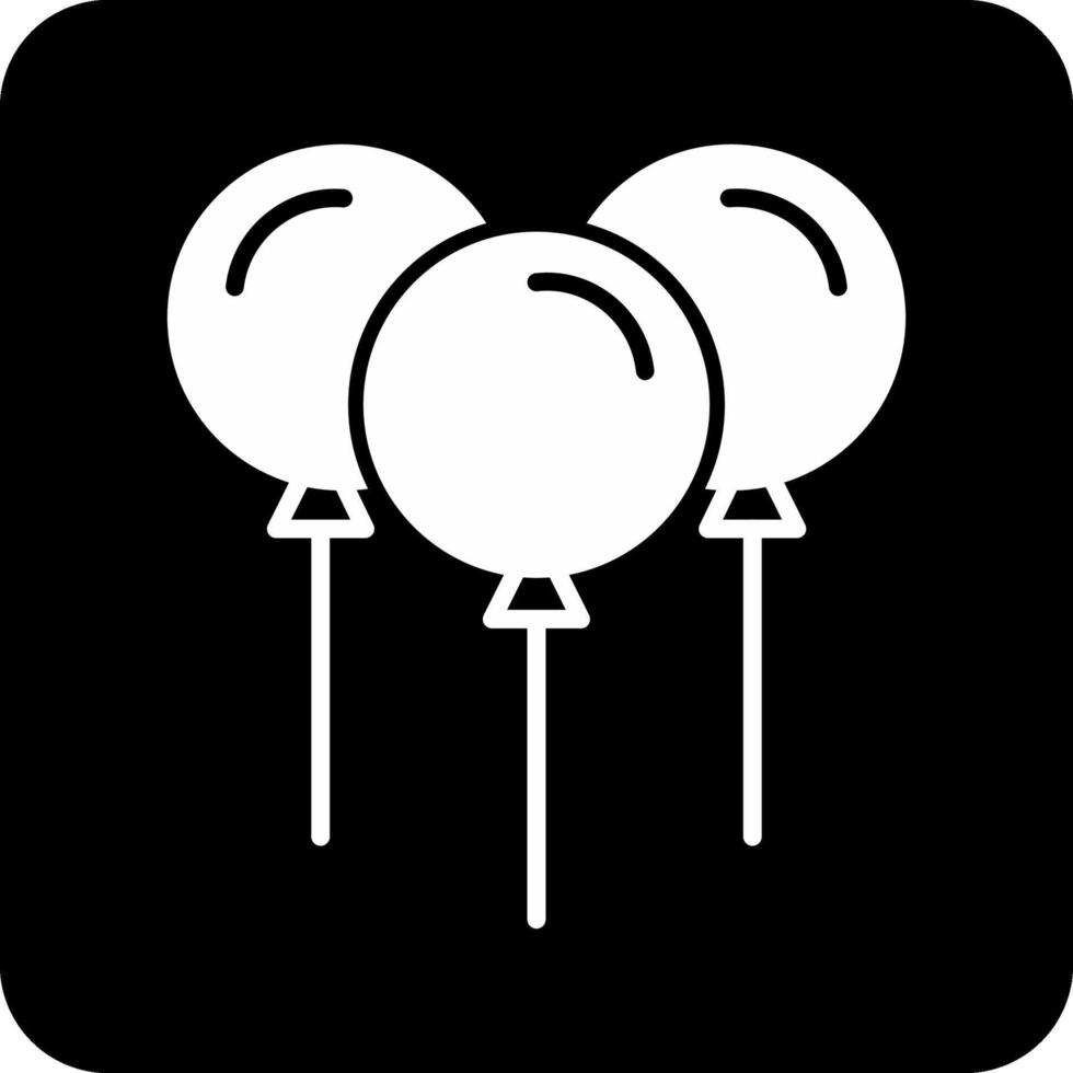 icono de vector de globos