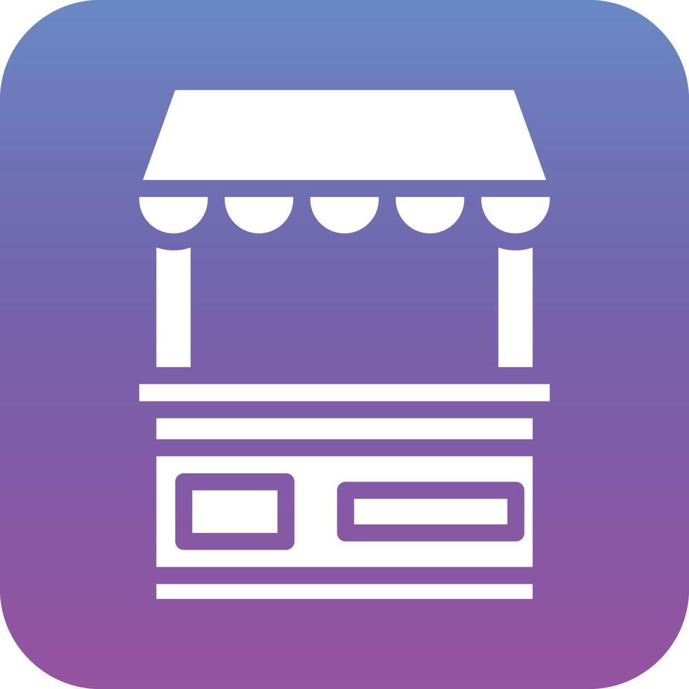 Food Stand Vector Icon