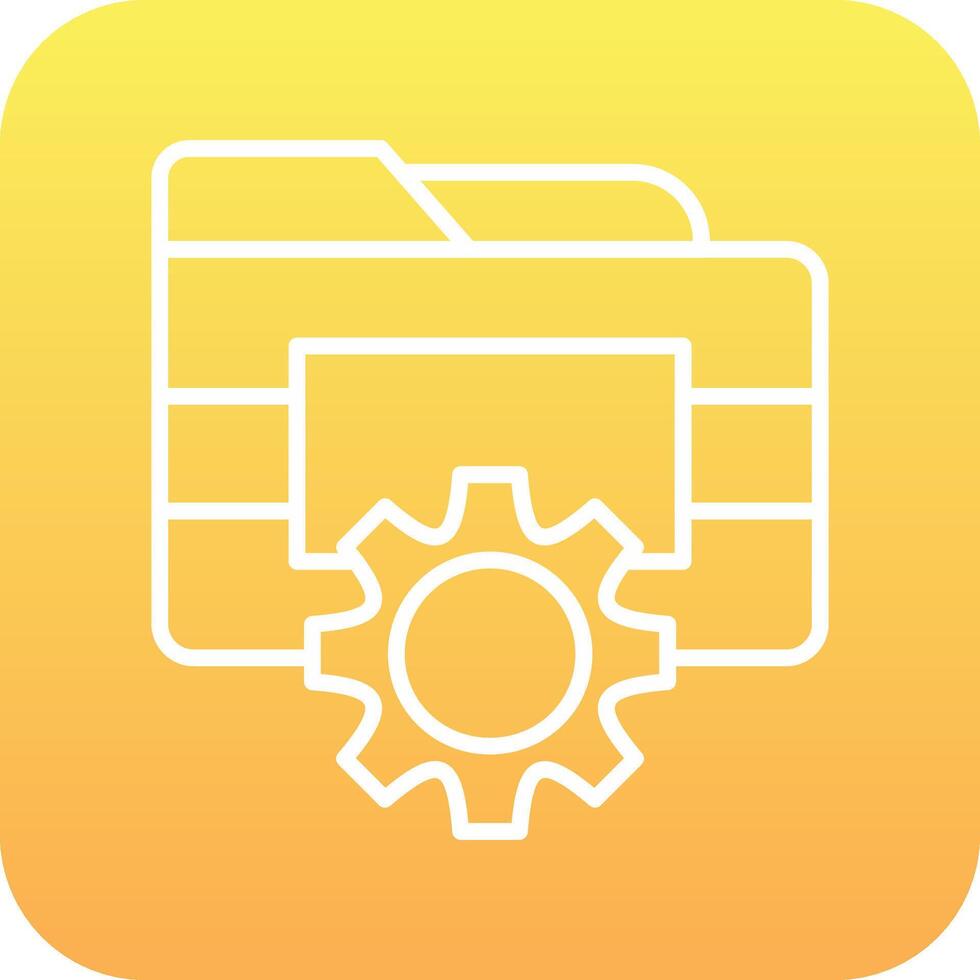 Folder Management Vector Icon