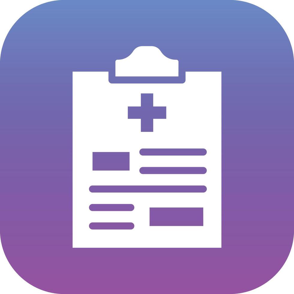 Medical Report Vector Icon