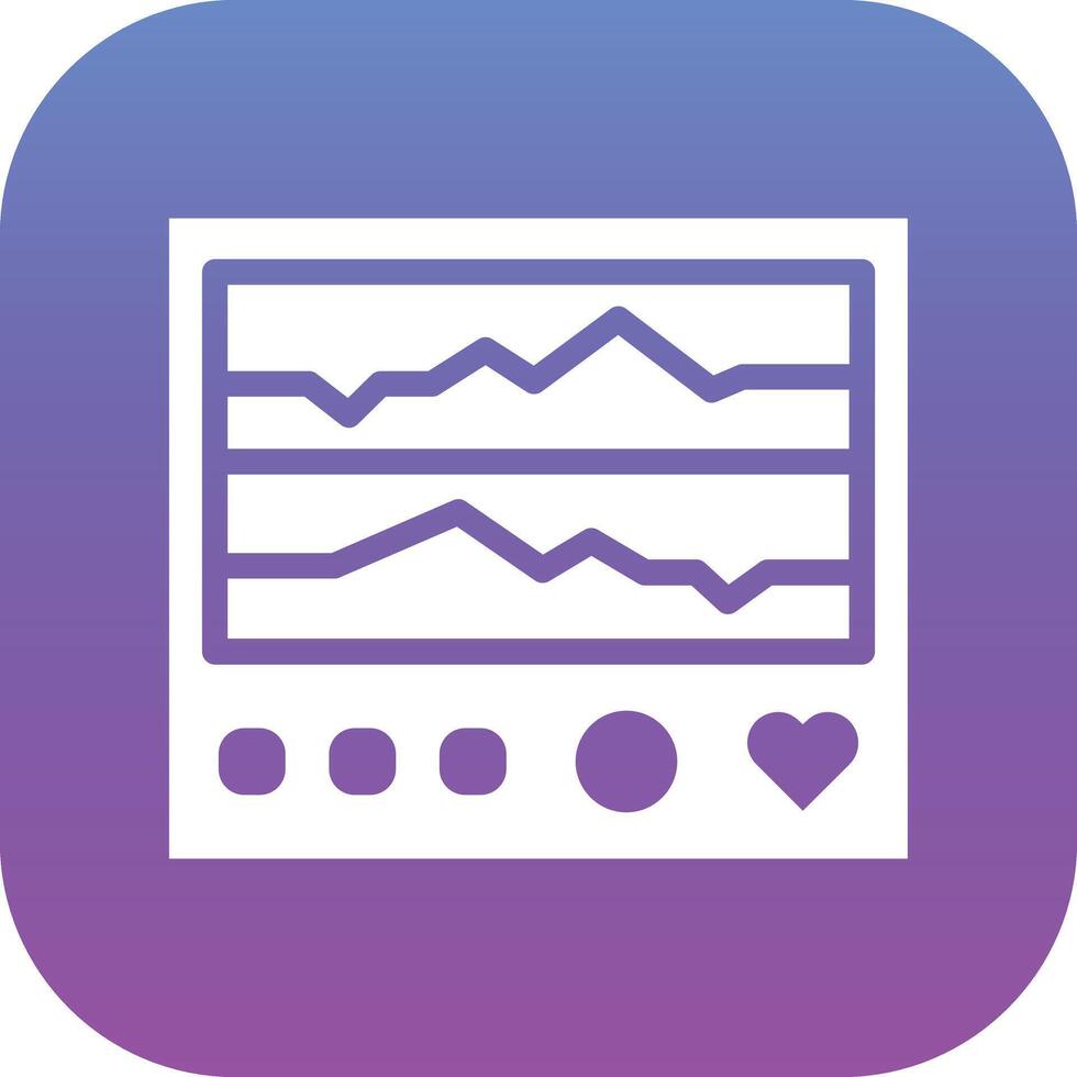 Electrocardiogram Vector Icon