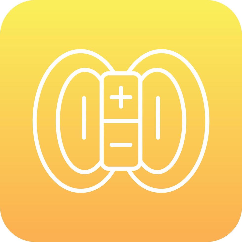 Magnetic Field Vector Icon