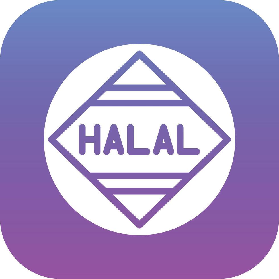 Halal Vector Icon