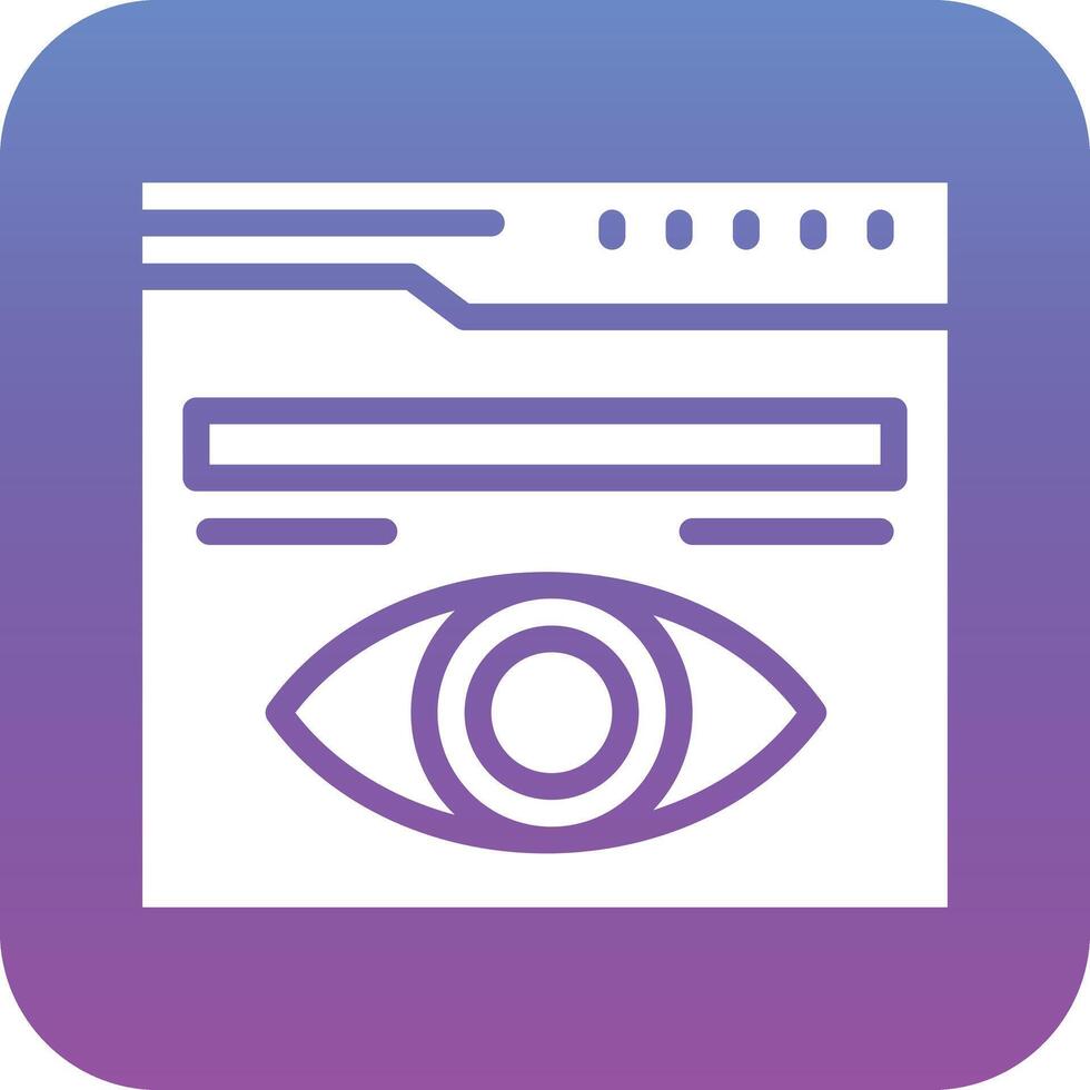 Page Visitors Vector Icon