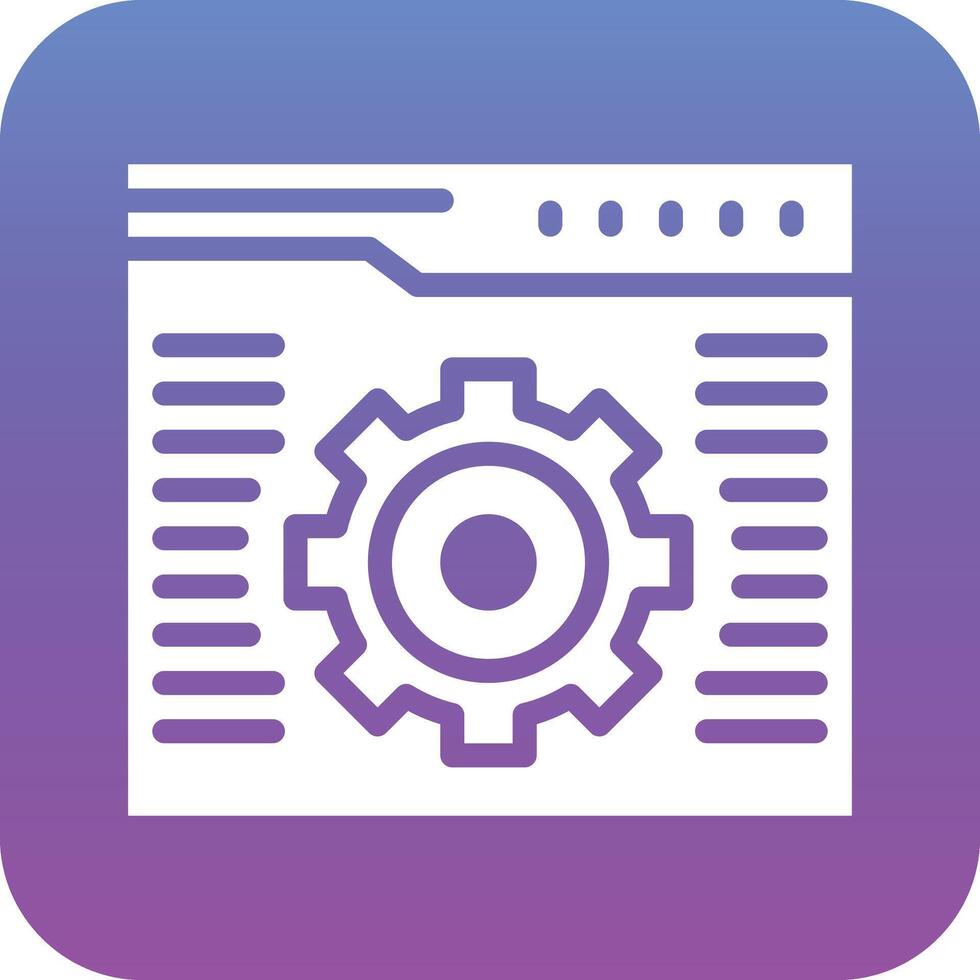 Web Management Vector Icon