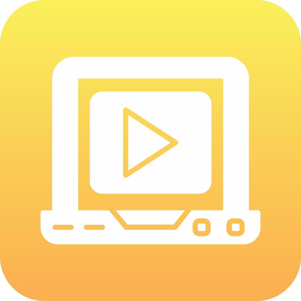 icono de vector de vídeo