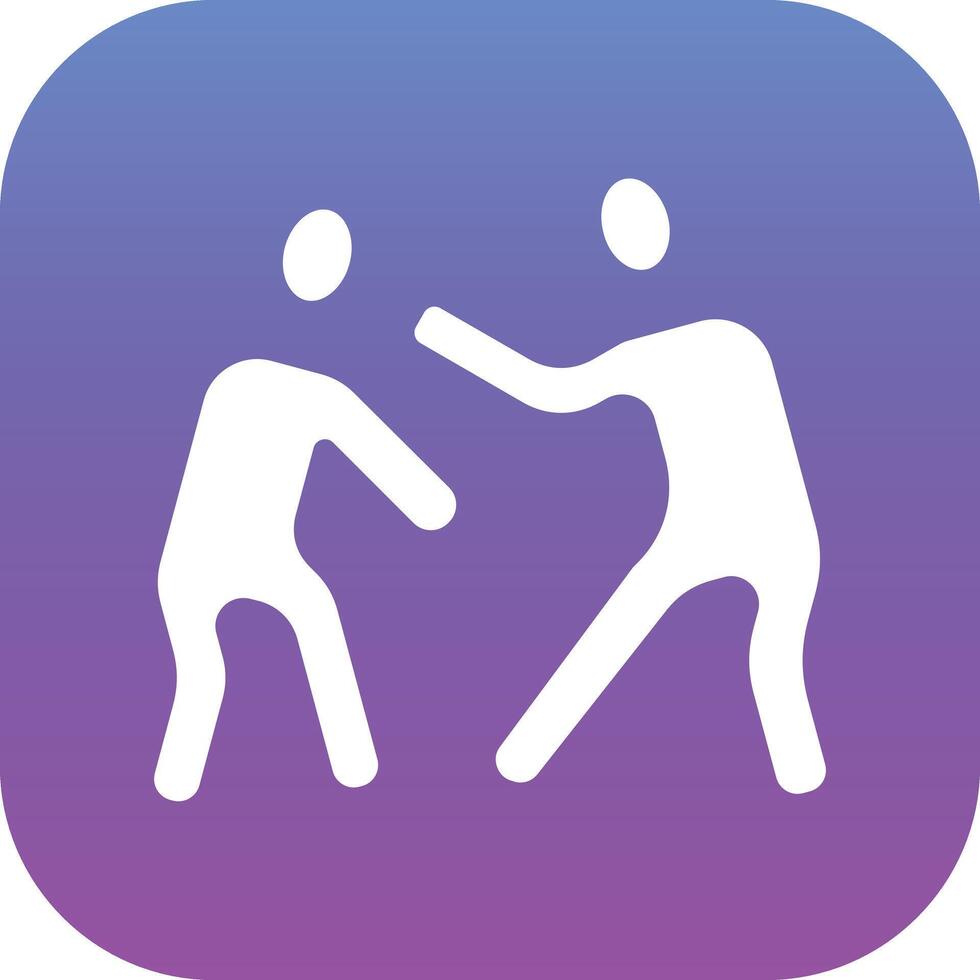 Wrestling Vector Icon