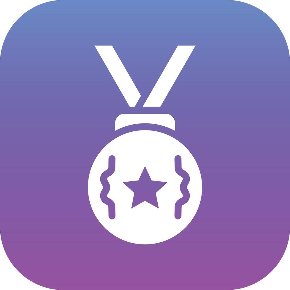 Bronze Medal Vector Icon