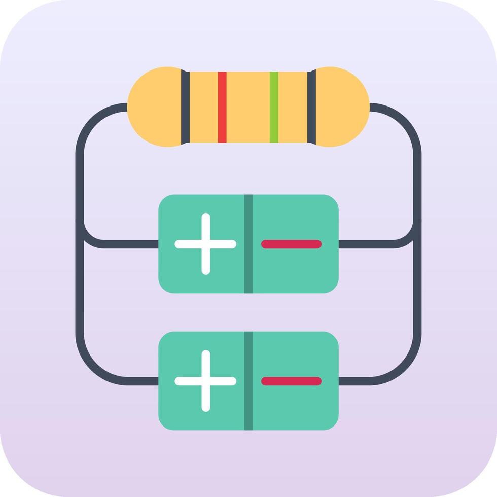 Resistor Vector Icon