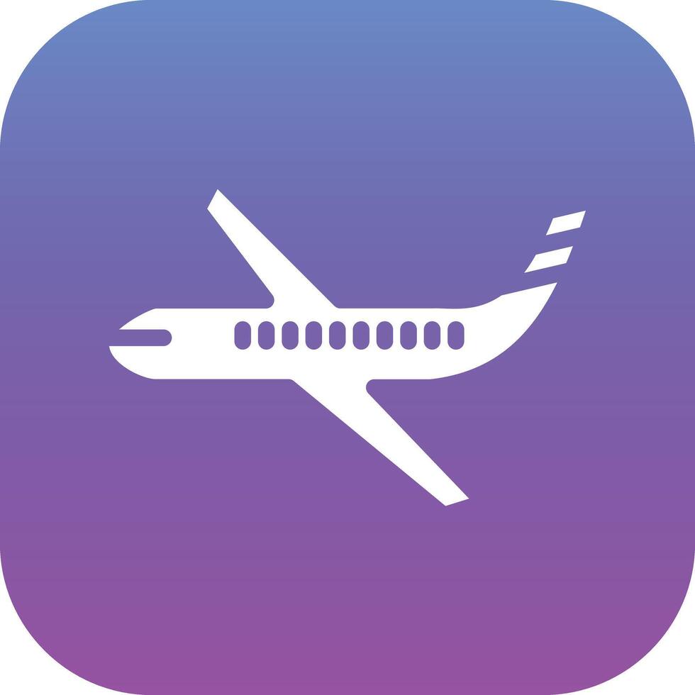 icono de vector de avión