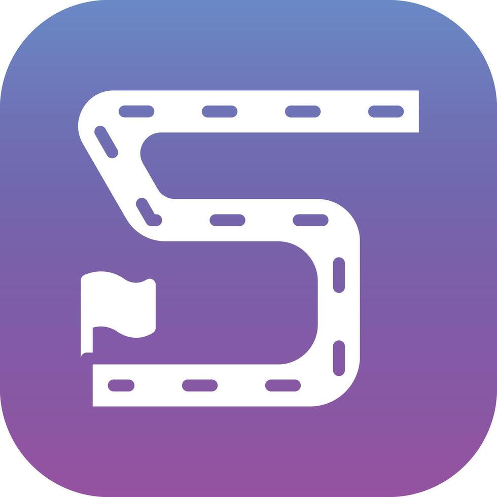 Race Track Vector Icon