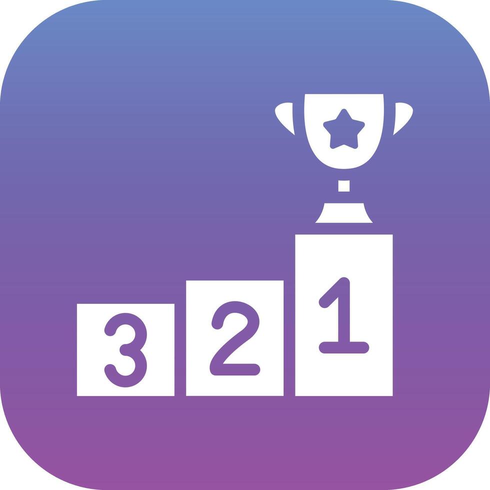 Podium Vector Icon