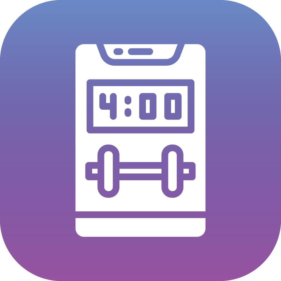 Gym Time Vector Icon