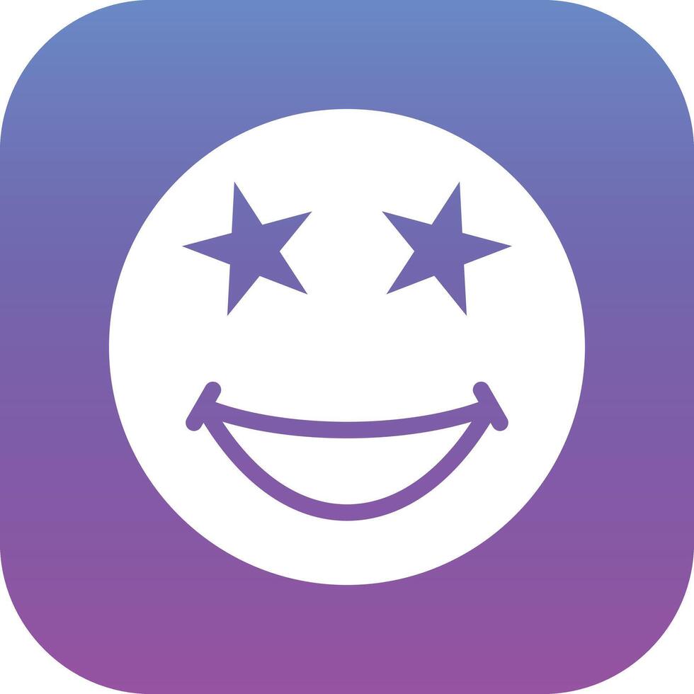 Star Struck Vector Icon