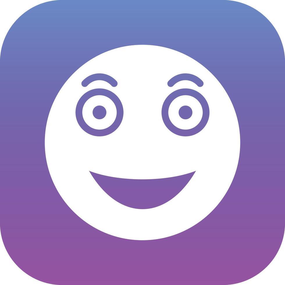 Grinning Face Vector Icon