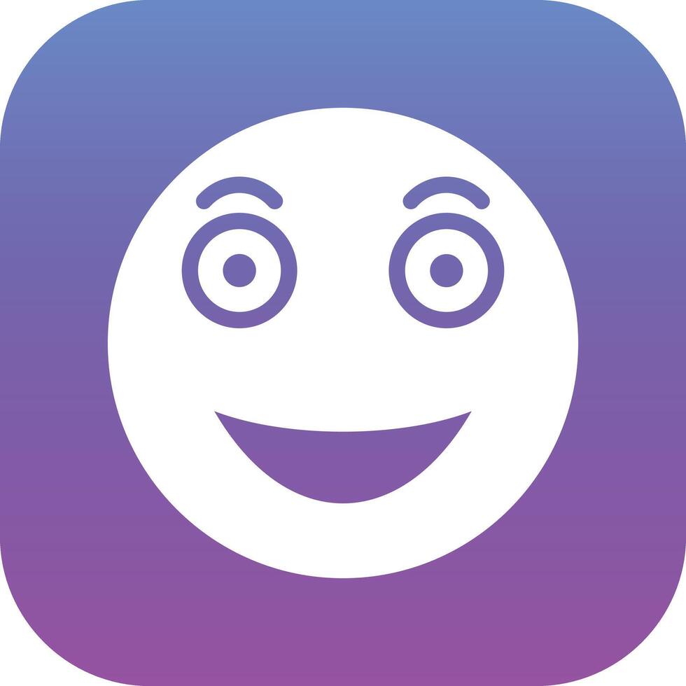 Grinning Face Vector Icon