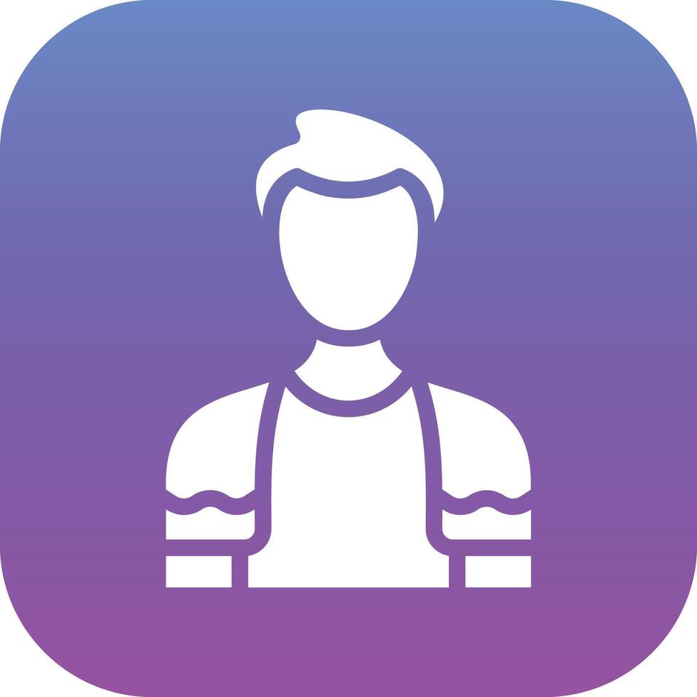 Man hanging Towel Vector Icon