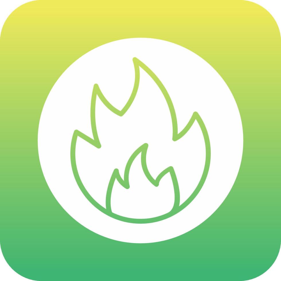 Flammable Vector Icon