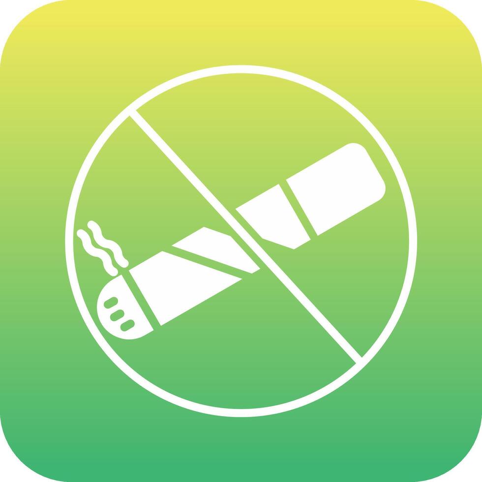 No Smoking Vector Icon