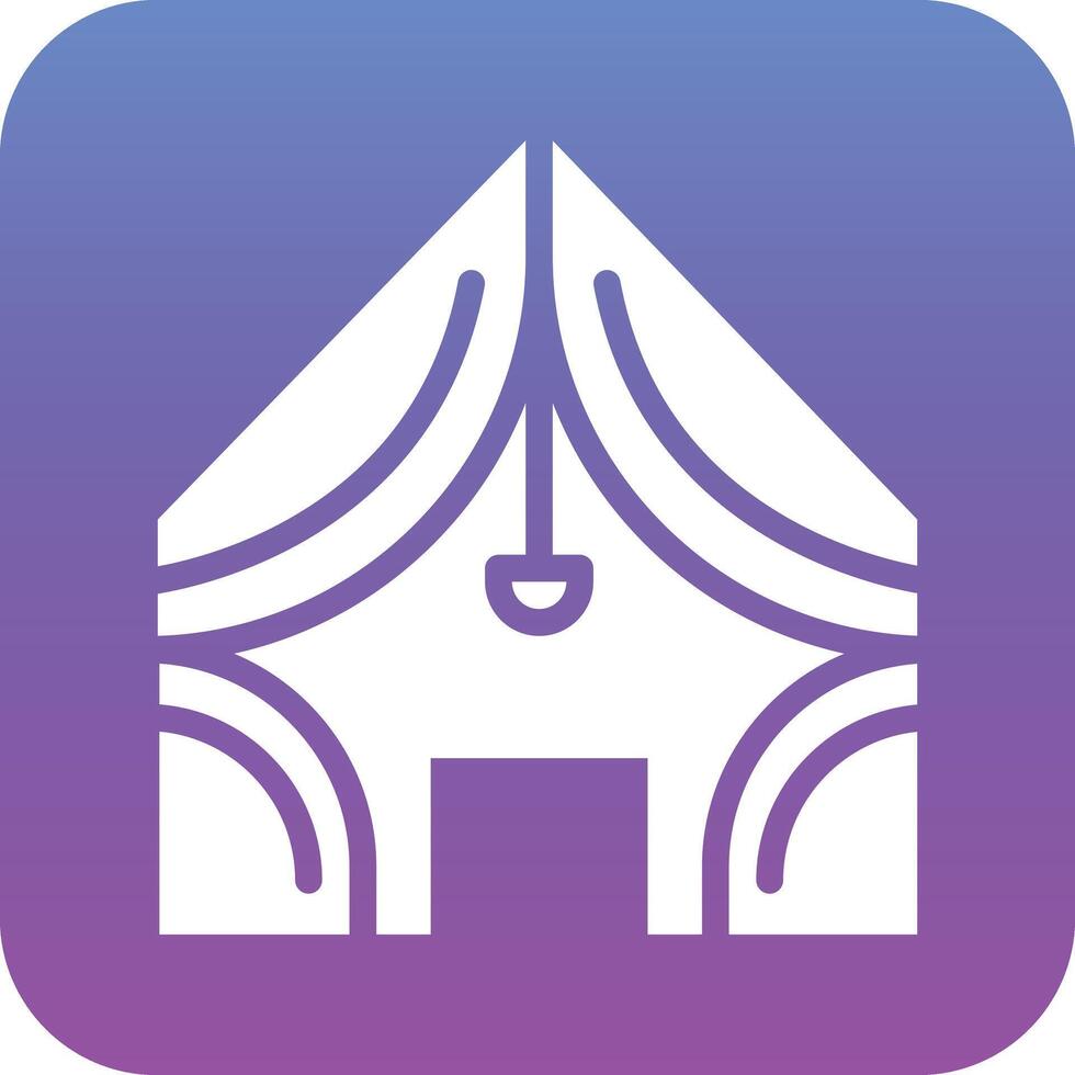 Luxury Camp Vector Icon