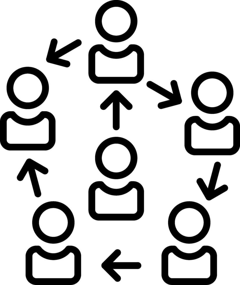 conexiones vector icono