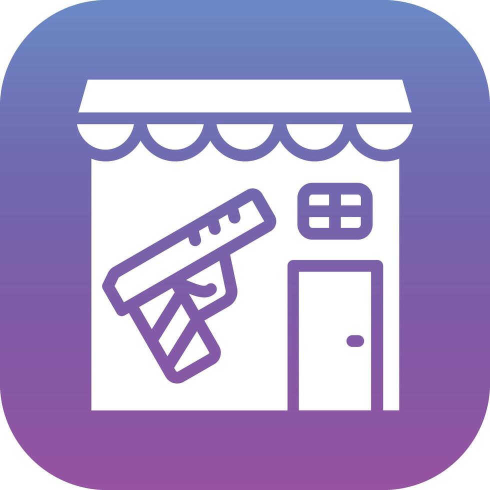 Gun Shop Vector Icon