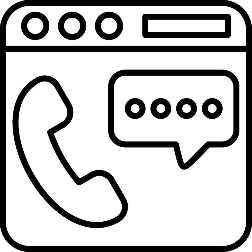 Phone Chat Vector Icon