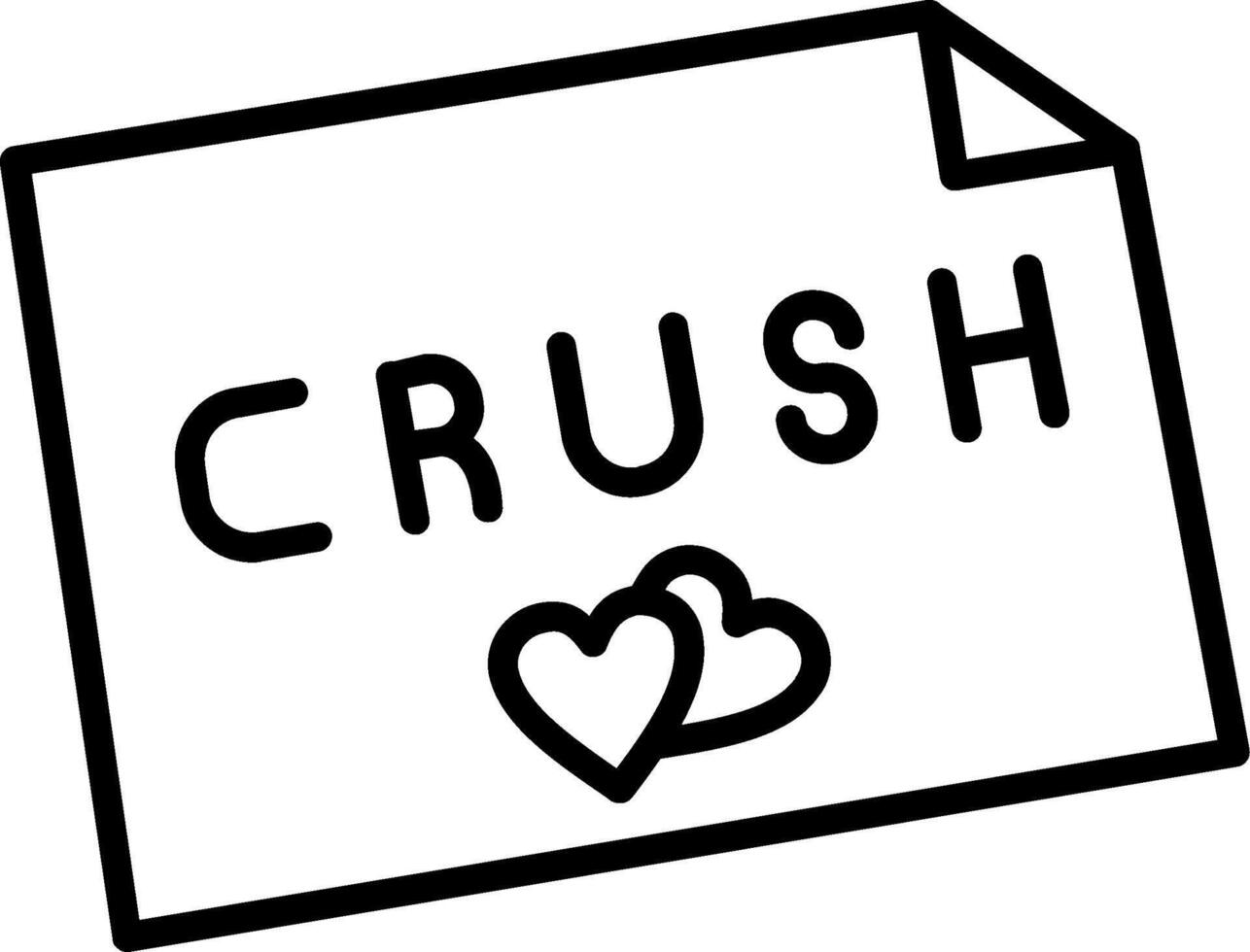 Crush Vector Icon