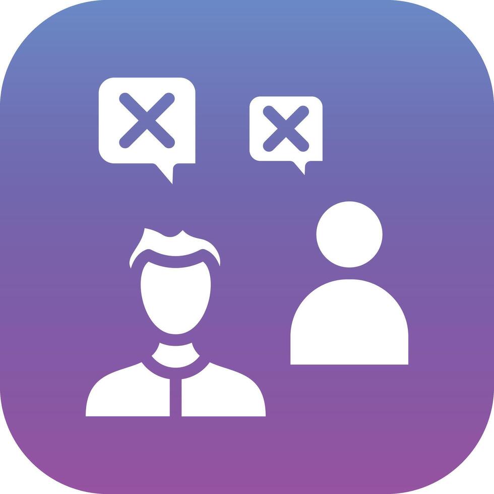 People Disagree Vector Icon