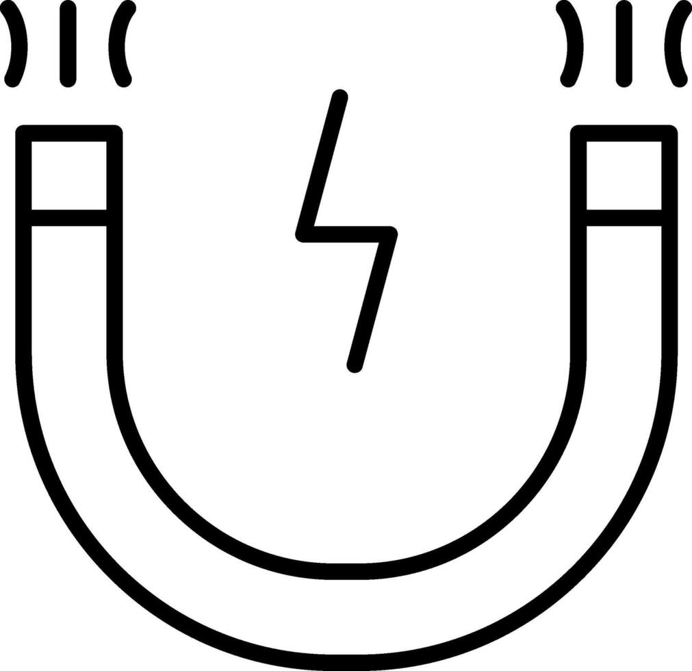 línea icono vector