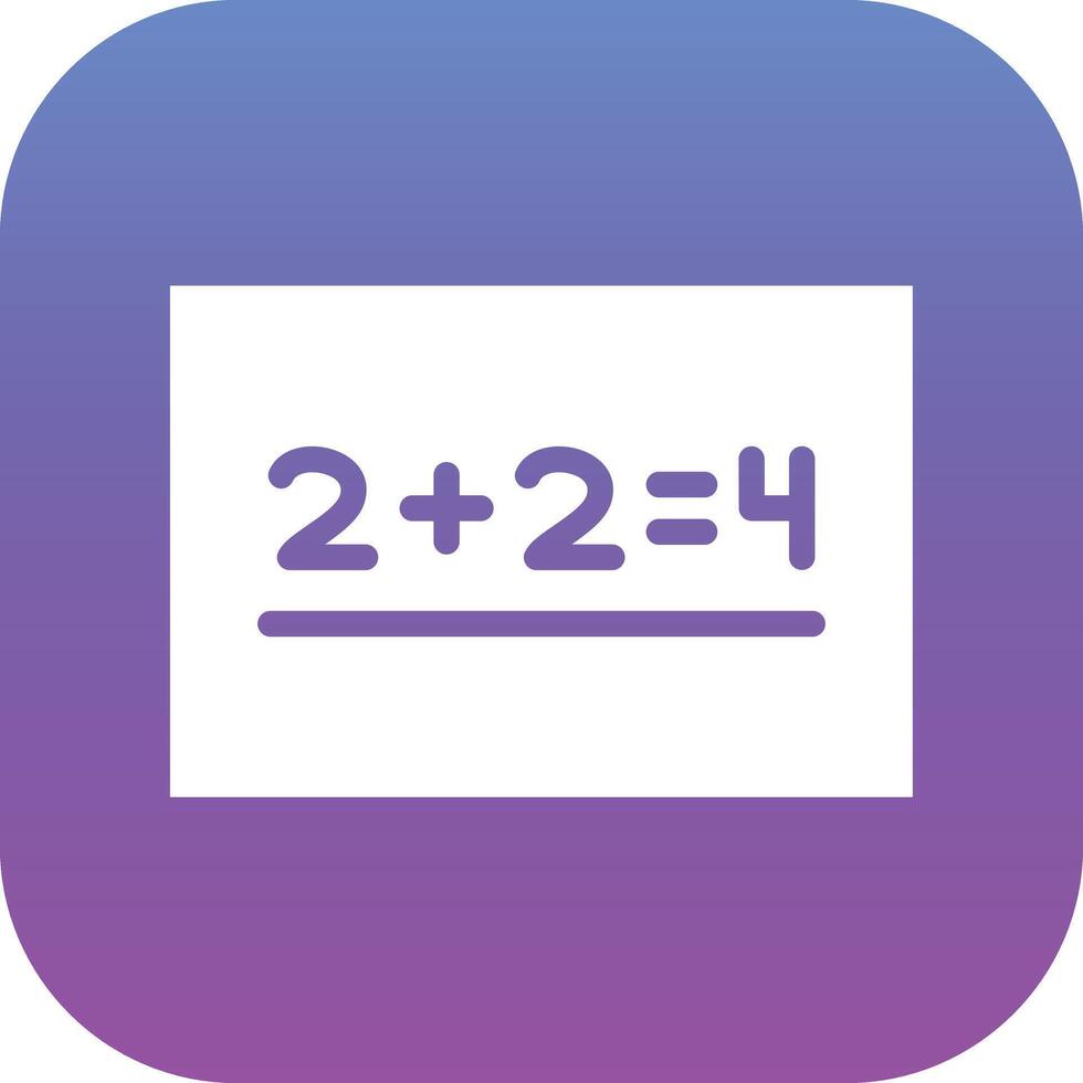 Mathematics Vector Icon