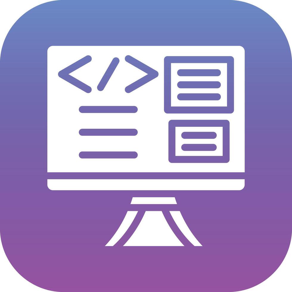 Web Programming Vector Icon