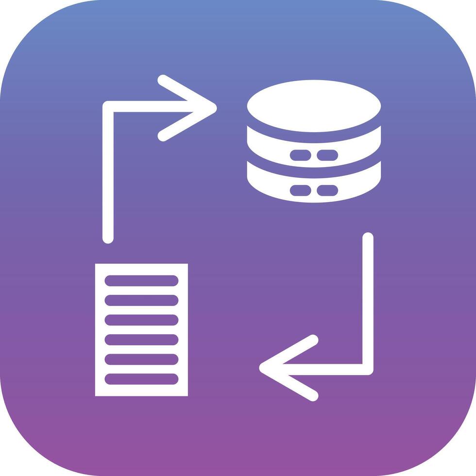 Data Transformation Vector Icon