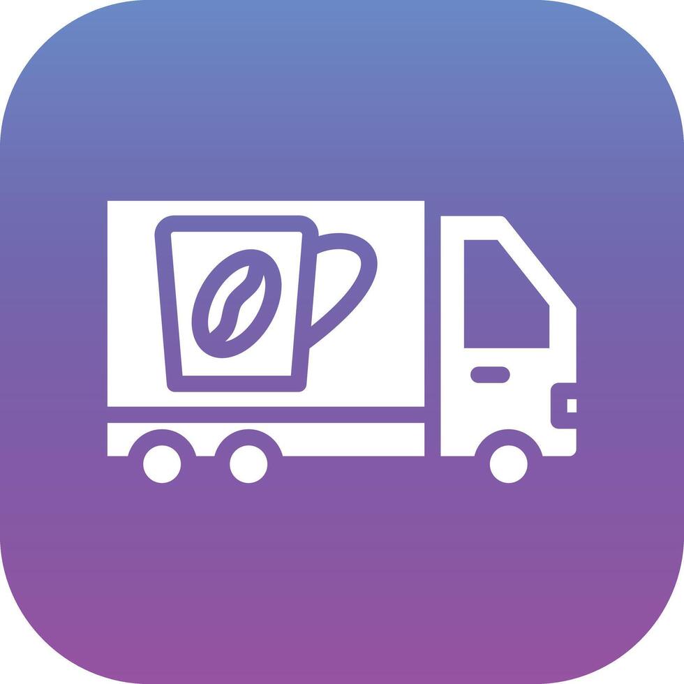 Coffee Truck Vector Icon