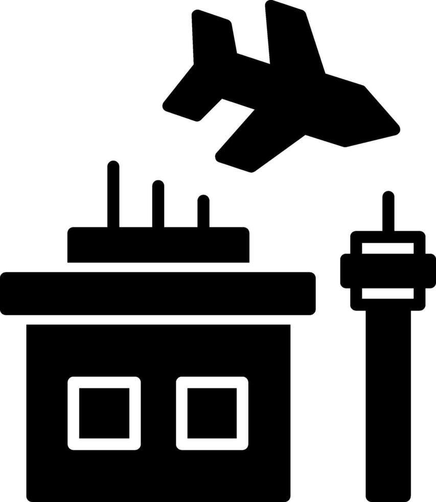 icono de vector de aeropuerto