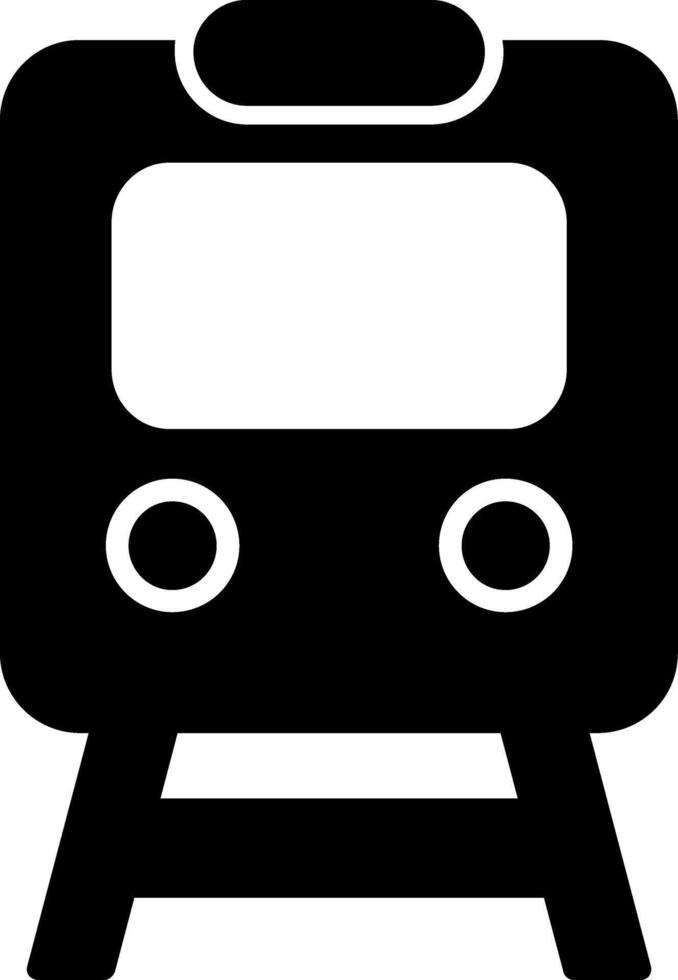 icono de vector de tren