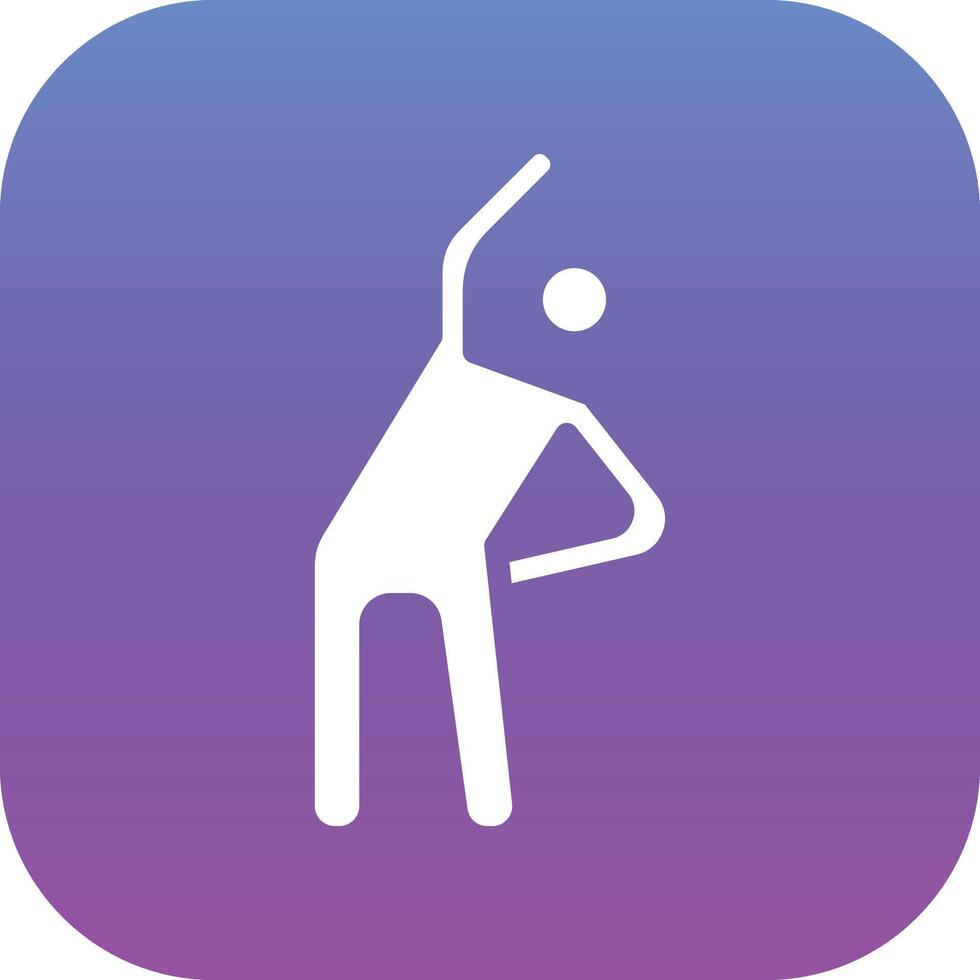 Gym Stretch Vector Icon