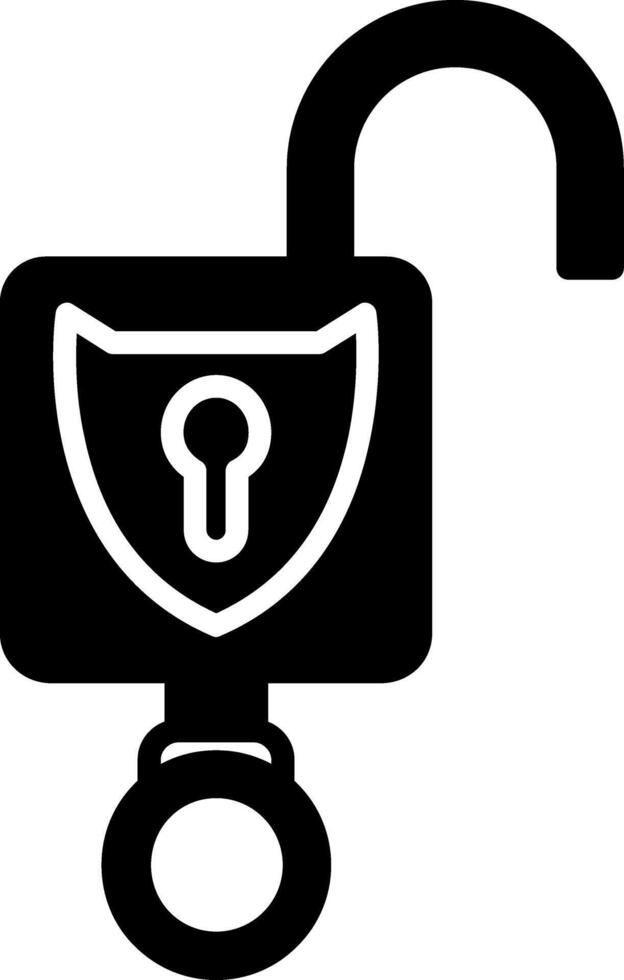 Open Padlock Vector Icon