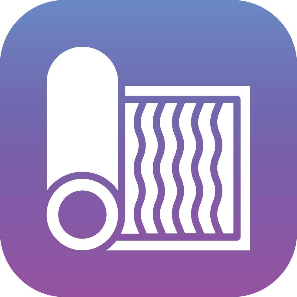 Gym Carpet Vector Icon